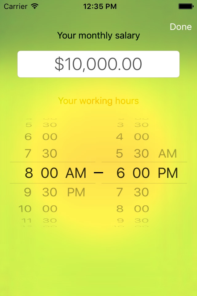 Daily Salary – Wage Counter screenshot 2