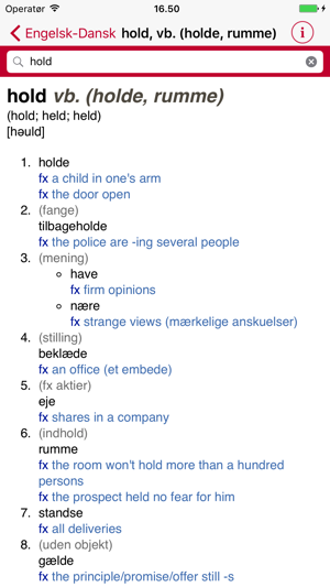 Gyldendal's English Danish Dictionary - Mini(圖4)-速報App