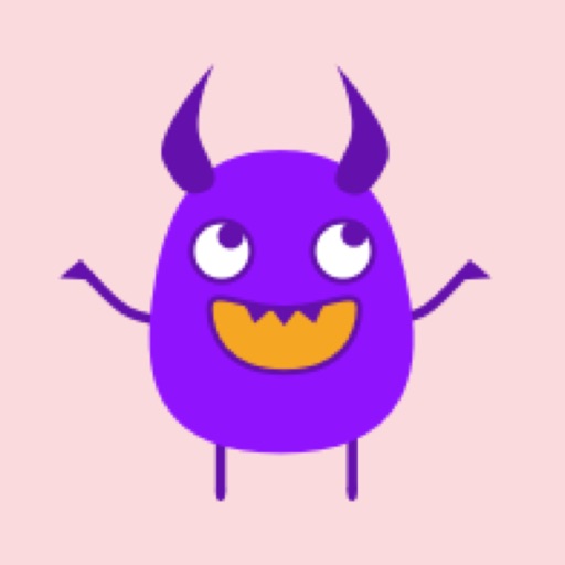 Cute monsters Kawaii emoji icon