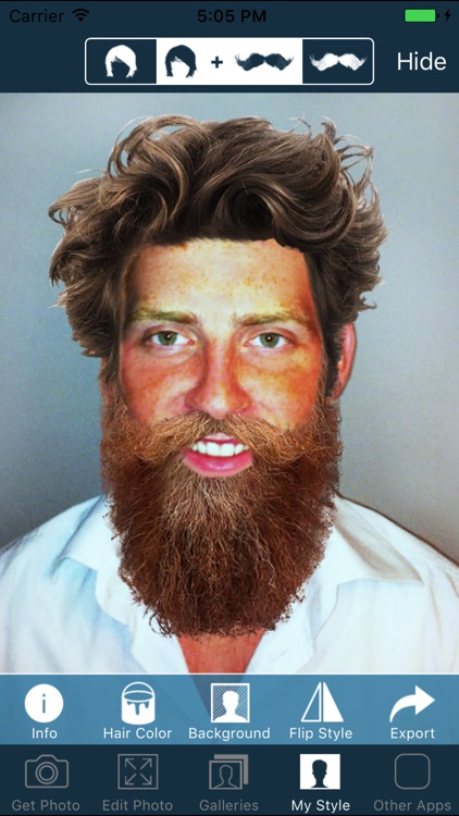 Hair and Beard Styles - Try On Hairstyles for Men screenshot-4