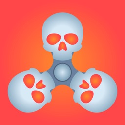 Skull Fidget Spinner Simulator