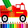 Drawing And Learn Coloring Pages Fire Truck