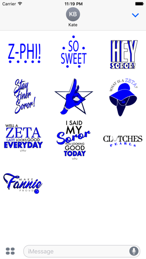 Zeta Stickers