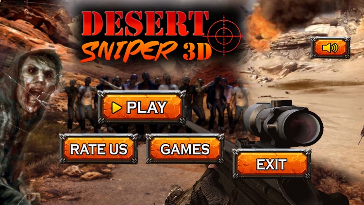 Desert Sniper Range-Zombies Clash at dead zone