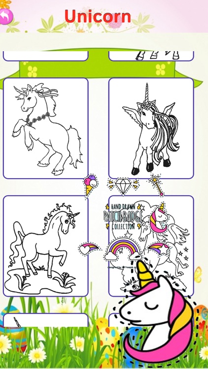 Printable Cute Unicorn Coloring Page for Girls