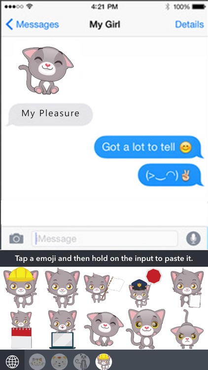 Kitty Emoji Lite screenshot-3