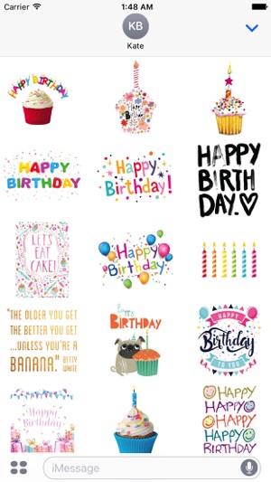 Happy Birthday Wishes Sticker Pack(圖2)-速報App