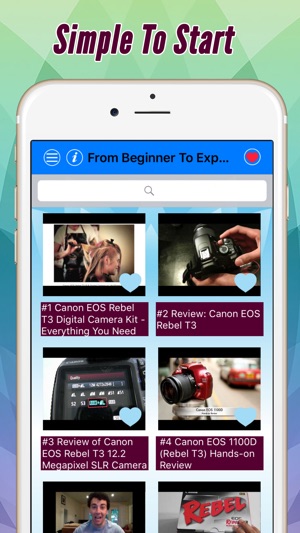 Guide And Training For Canon EOS Rebel T3 Pro(圖1)-速報App