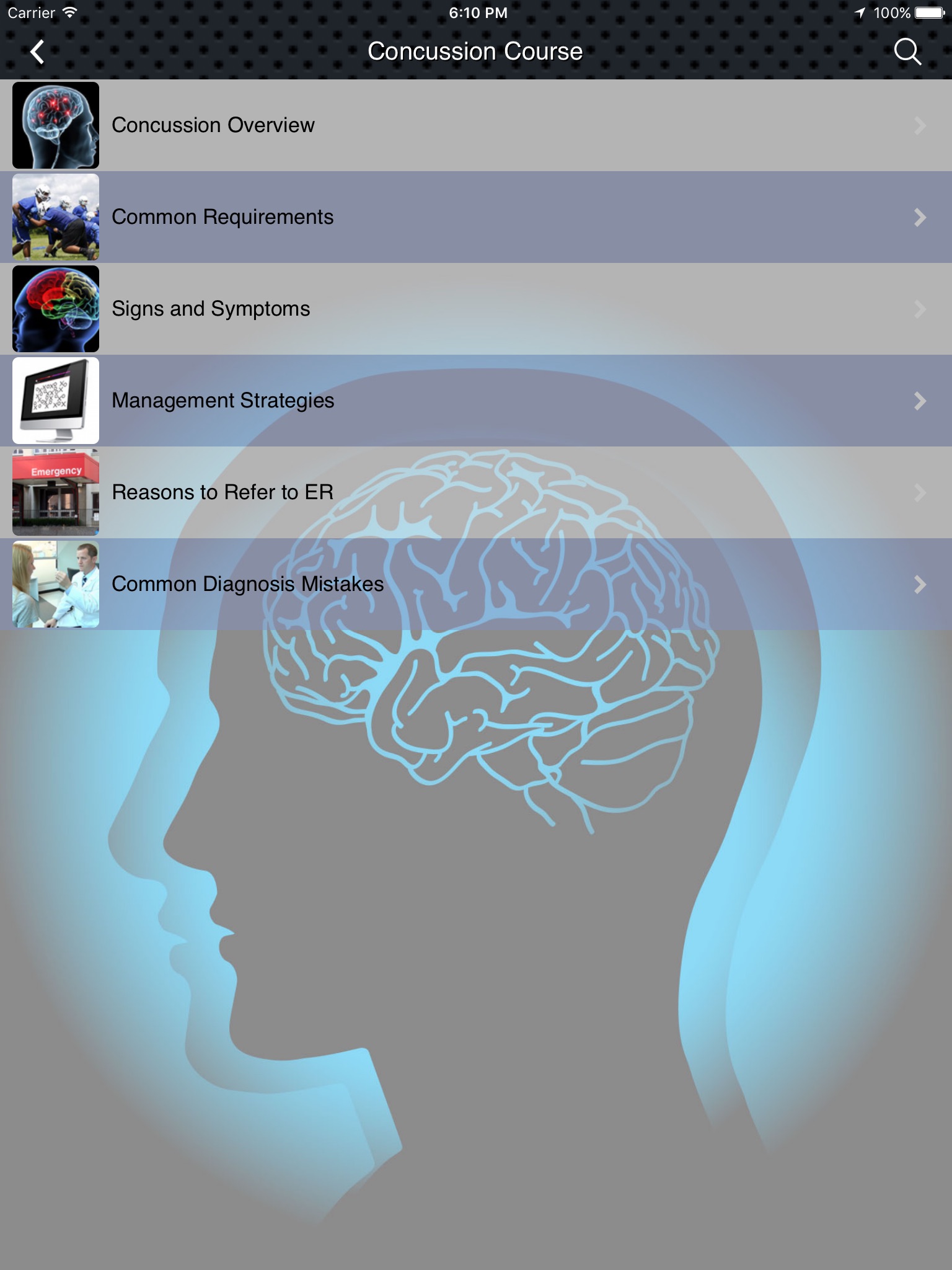 Concussion Management screenshot 3