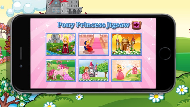 Pony Princess jigsaw puzzles for kids