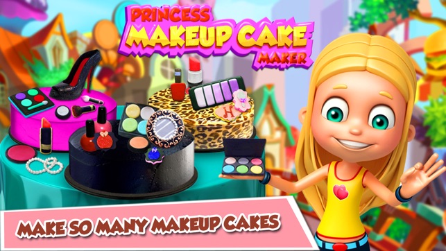 Princess Make Up Cake Maker Girls Cooking Salon(圖1)-速報App