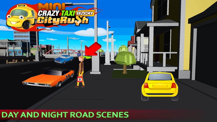 Mini Crazy Taxi Driver - Blocky Pixel City Rush screenshot-3