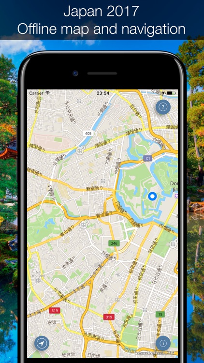 Japan 2017 — offline map and navigation!