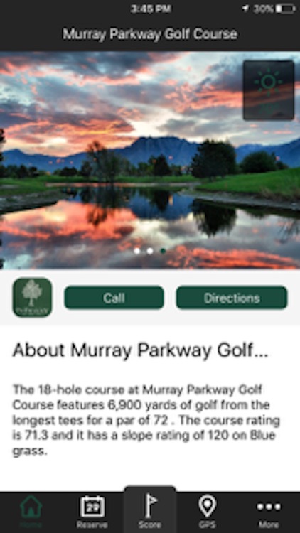 Murray Parkway Golf Course - GPS and Scorecard