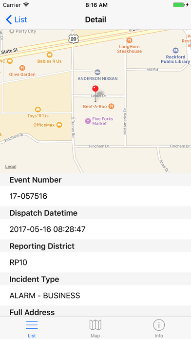 How to cancel & delete Rockford Crime Calls - 72 Hour Dispatch Call Log from iphone & ipad 2