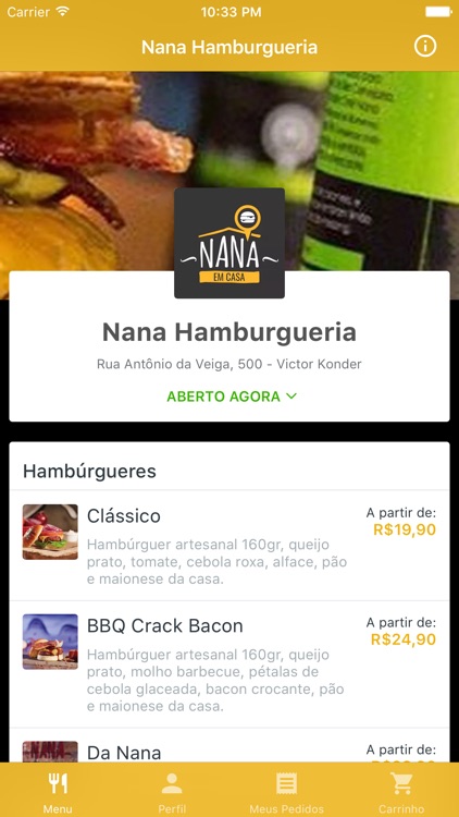 Nana Hamburgueria Delivery