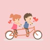 Romantic Couple Sticker