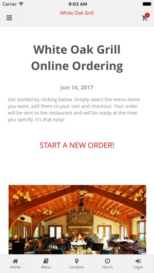 White Oak Grill App Orders(圖1)-速報App