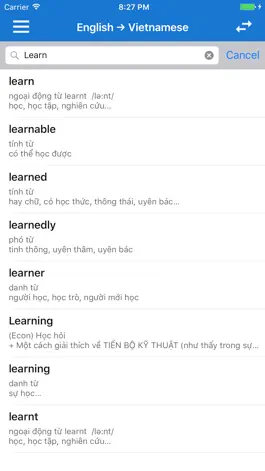 Game screenshot Từ điển Anh Việt - English Vietnamese Dictionary. mod apk