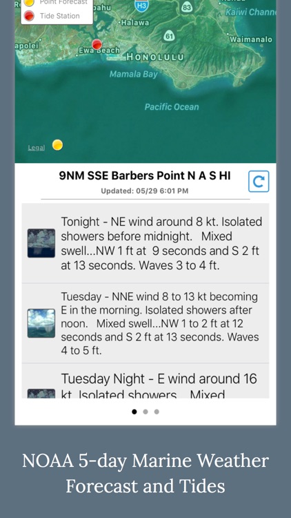 NOAA 5-day Marine Forecast