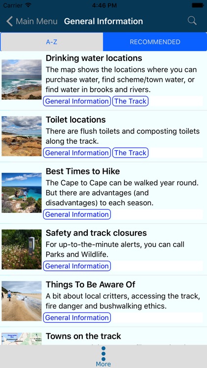 Cape to Cape Track Guide screenshot-4
