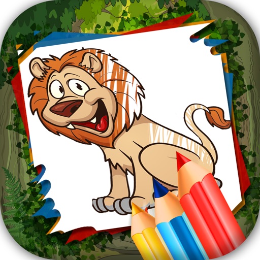 How to Coloring Wild Animal Cartoon Pictures Pro