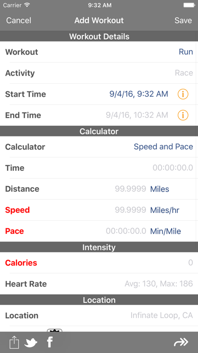 Run Speeds - Track and log your workouts screenshot 3