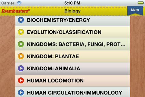 GCSE Biology Prep Flashcards Exambusters screenshot 4