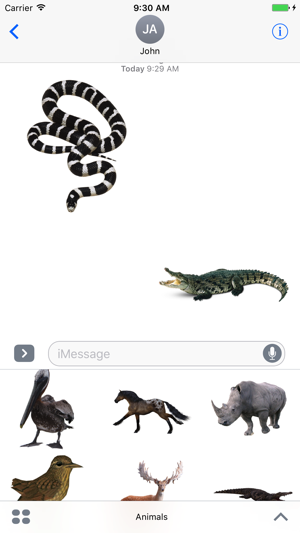 Animals Stickers for iMessage!(圖1)-速報App