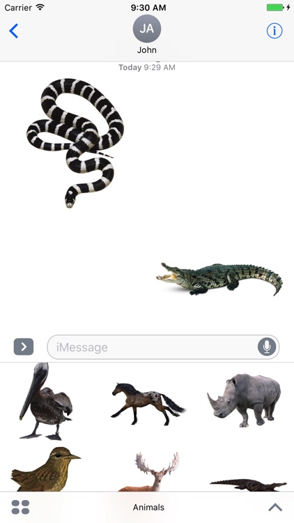 Animals Stickers for iMessage!