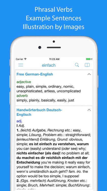 German Dictionary - Dict Box