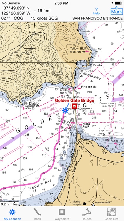 i Sail GPS : USA NOAA Marine Chart Plotter