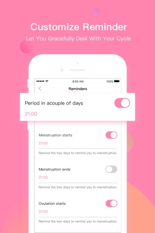 Peri: Period Tracker & Calendar screenshot 4