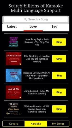 Singer! Karaoke Music - Search and Sing(圖2)-速報App