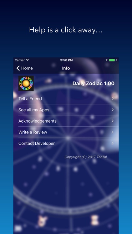 Daily Zodiac Horoscope and Weather Notifications screenshot-4