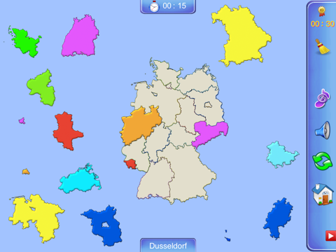 Germany Puzzle Map screenshot 2