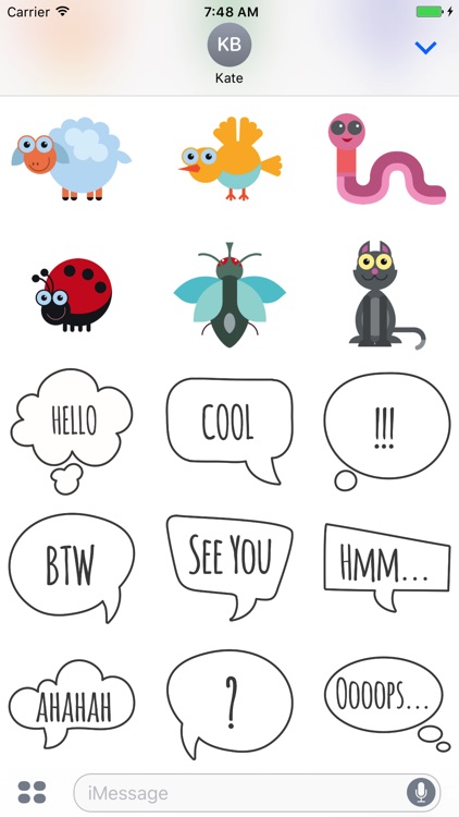 Cartoon Animals Stickers screenshot-3