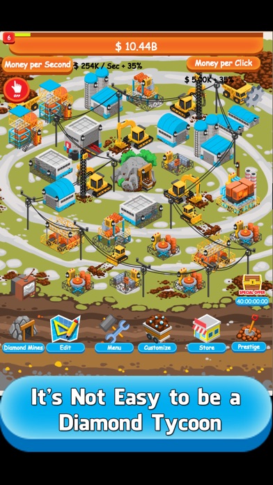 How to cancel & delete Diamond Miner Tycoon from iphone & ipad 1