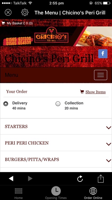 How to cancel & delete Chicino's Peri Grill from iphone & ipad 2