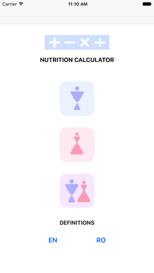 Nutrition Body Calculator