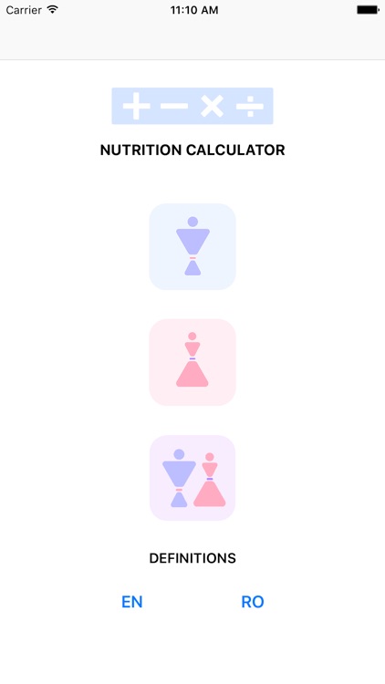 Nutrition Body Calculator