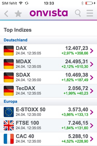 Börse - Aktien - Realtimekurse screenshot 4