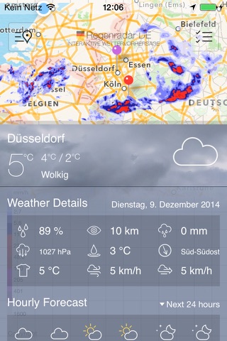 Regenradar Deutschland screenshot 3