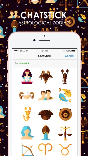 Astrological Zodiac Stickers for iMessag