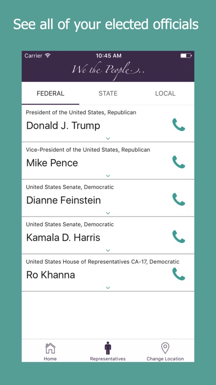 We the People - Connect to Your Representatives