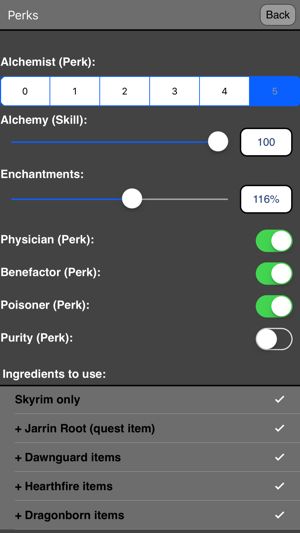 Alchemy for Skyrim ®(圖4)-速報App