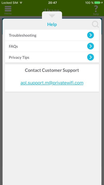 Private WiFi™ Mobile by AOL screenshot-3