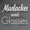 Mustaches and Glasses Stickers
