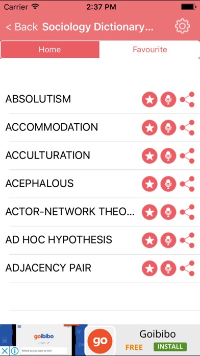 How to cancel & delete Sociology Dictionary Terms Definitions from iphone & ipad 2