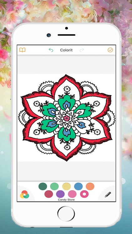 Kid Coloring Flowers Book - Drawings Art screenshot-4